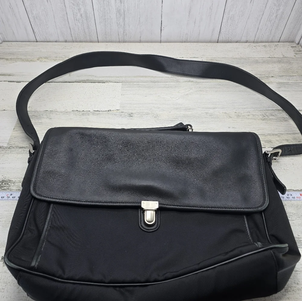 Coach Black Laptop Messenger Bag